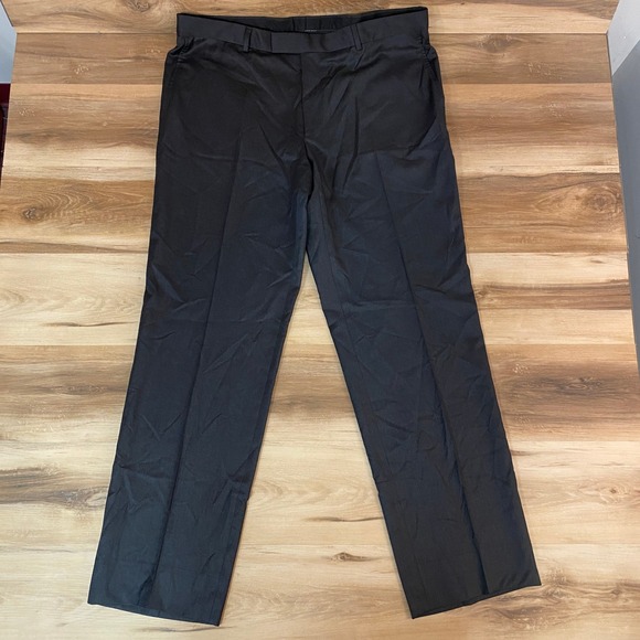 BOSS HUGO BOSS Pants Mens 40 x 34 Gray Pasolini/Movie Comfort Dress Pants - Picture 1 of 11